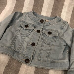 OshKosh baby girl jean denim jacket 9 months